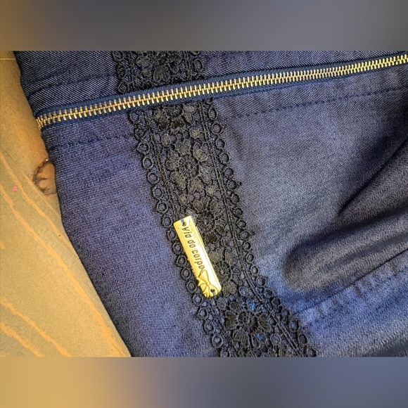 Dark Denim Dress Size Large - Picture 7 of 9